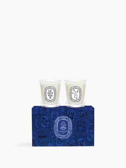 Narguilé & Genévrier (Juniper) - Set of 2 Small Candles