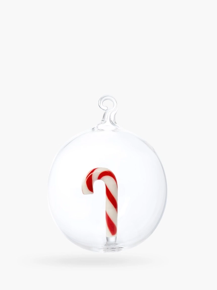 Glass Bauble - Candy Cane