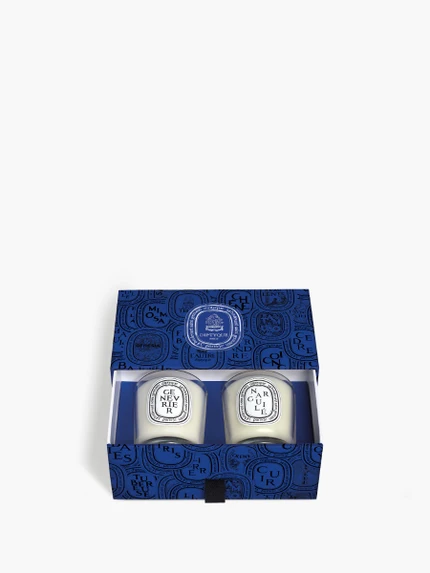 Narguilé & Genévrier (Juniper) - Set of 2 Small Candles
