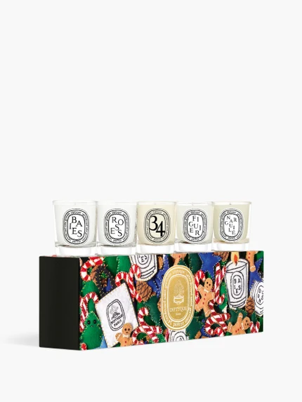 Coffret 5 bougies miniatures en édition de fêtes - Pré-composé