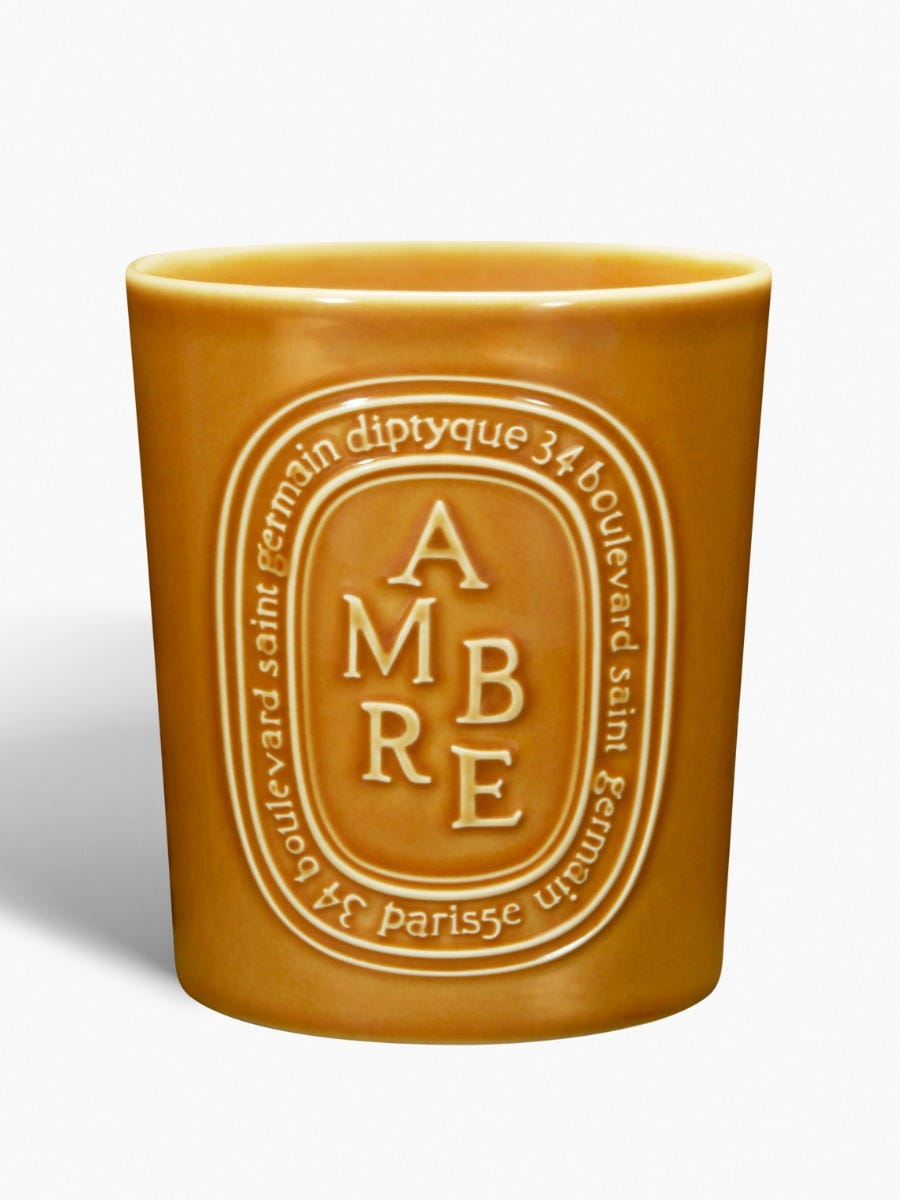 Ambre - Bougie grand modèle