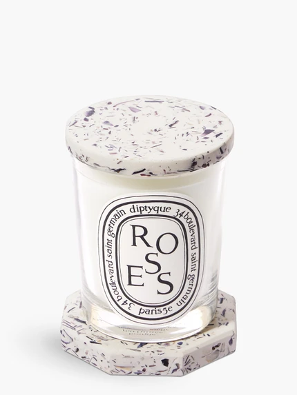 Socle octogonal Coquillage - Pour bougies petit modèle et modèle classique