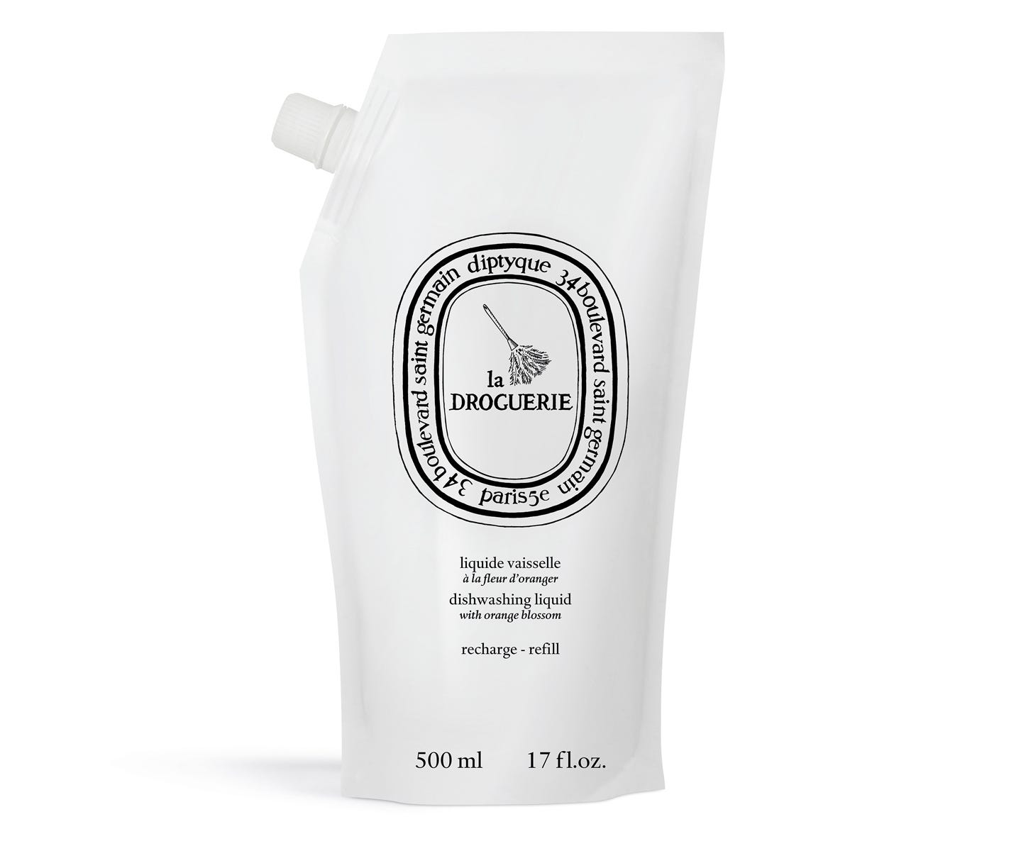 La Droguerie - Recharge pour liquide vaisselle à la fleur d’oranger