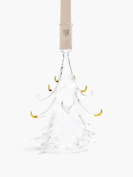 Medium Holiday Cheer candle holder - For scented dinner candle