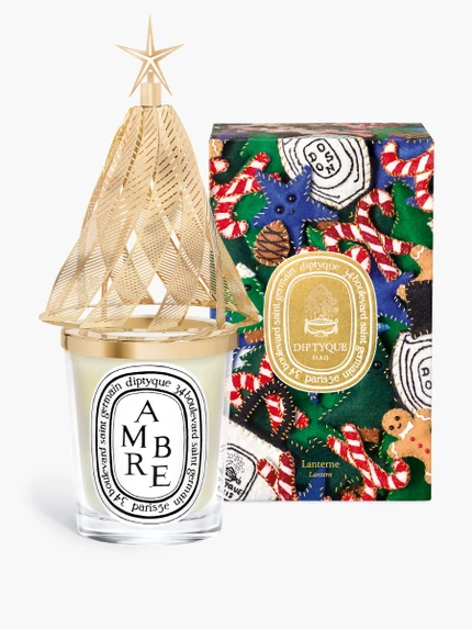 Holiday Lantern - For classic candle