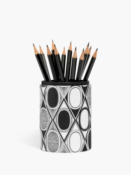 Pencil pot - Diamonds in Graphite
