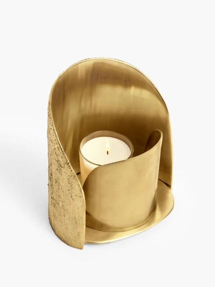 Réflecteur de lumière en bronze - Pour bougies modèle classique et moyen modèle